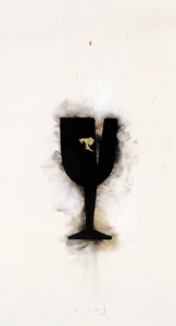 魏青吉  物-像0507    90×95cm   水墨、宣纸综合材料 2005年